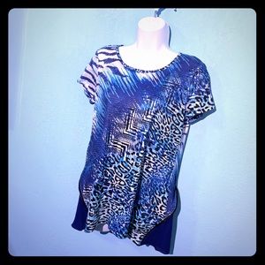 French Blue Short Sleeve Tee Shirt